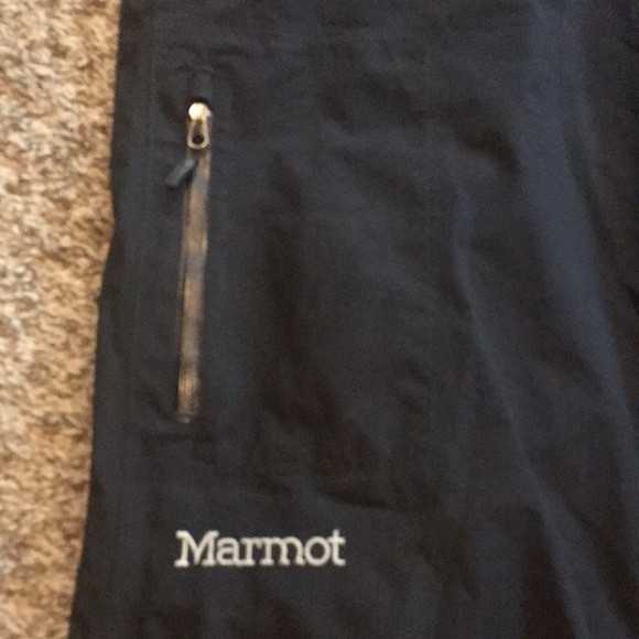 Black Goretex Marmot Palisades Snow Pants - Picture 2 of 7
